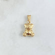 Pendant Smooth Bear 0.85gr / 2.3cm / Yellow Gold 18K Bordered Charger