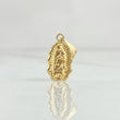 Dije Virgen Guadalupe 0.65gr / 2cm / Silueta Oro Amarillo 18K ©
