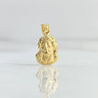 Pendant Face of Christ 0.55g / 3/4 in Yellow Gold 18K