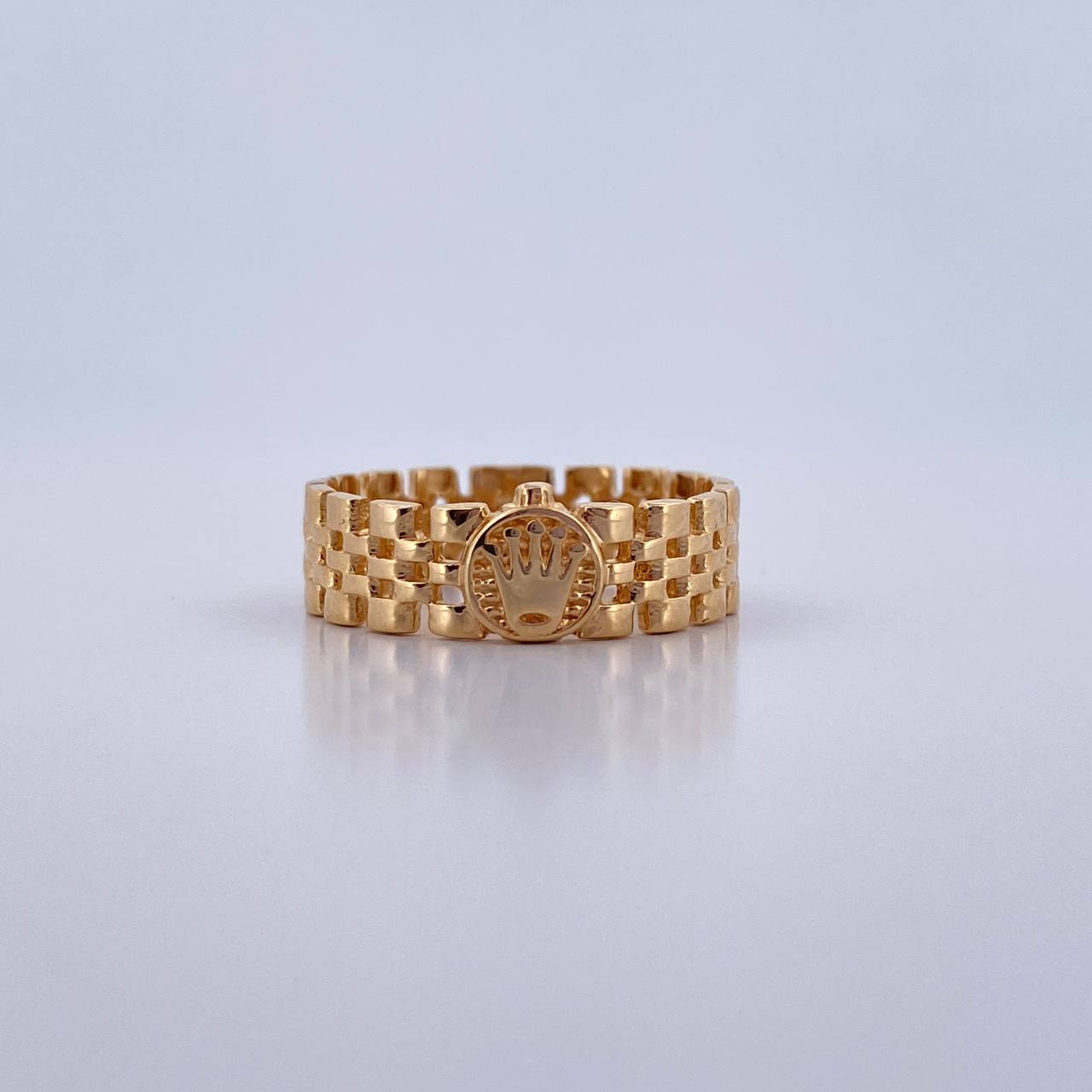 Ring Strap Crown RX 3.4gr / T7 1/4 / 18K Yellow Gold &