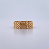Ring Strap Crown RX 3.4gr / T7 1/4 / 18K Yellow Gold &