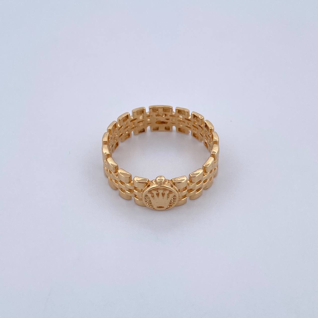 Ring Strap Crown RX 3.4gr / T7 1/4 / 18K Yellow Gold &