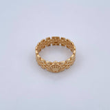 Ring Strap Crown RX 3.4gr / T7 1/4 / 18K Yellow Gold &