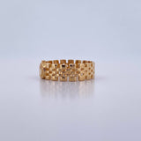 Ring Strap Crown RX 3.4gr / T7 1/4 / 18K Yellow Gold &