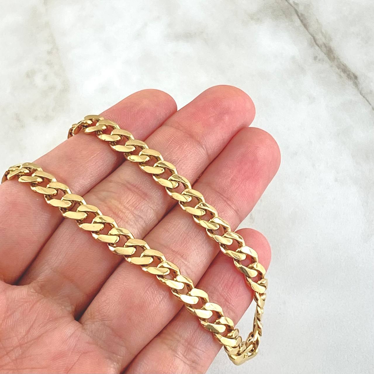 Cuban Links 21.65gr / 18.9in / 6.2mm 18K Gold