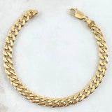 Pulso Cubano 9.2gr / 18.5cm / 6.1mm Oro Amarillo Nac.Esp 18K