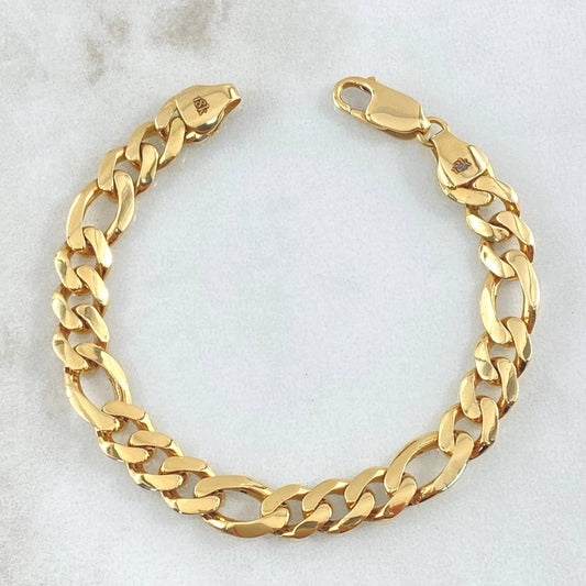 Pulso Figaro 7.3gr / 15.5cm / 6.8mm Oro Amarillo Nac.Esp 18K