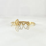 Anillo Love 0.95gr / T8 / Oro Amarillo 18K *
