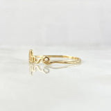 Anillo Love 0.95gr / T8 / Oro Amarillo 18K *