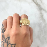 Ring Strap Crown RX 7.2gr / T10 / Yellow Gold 18K *