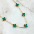 Cadena Aro Seguido Trebol 25gr / 50cm / Nac.Esp. Oro 18K ©