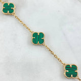 Cadena Aro Seguido Trebol 25gr / 50cm / Nac.Esp. Oro 18K ©