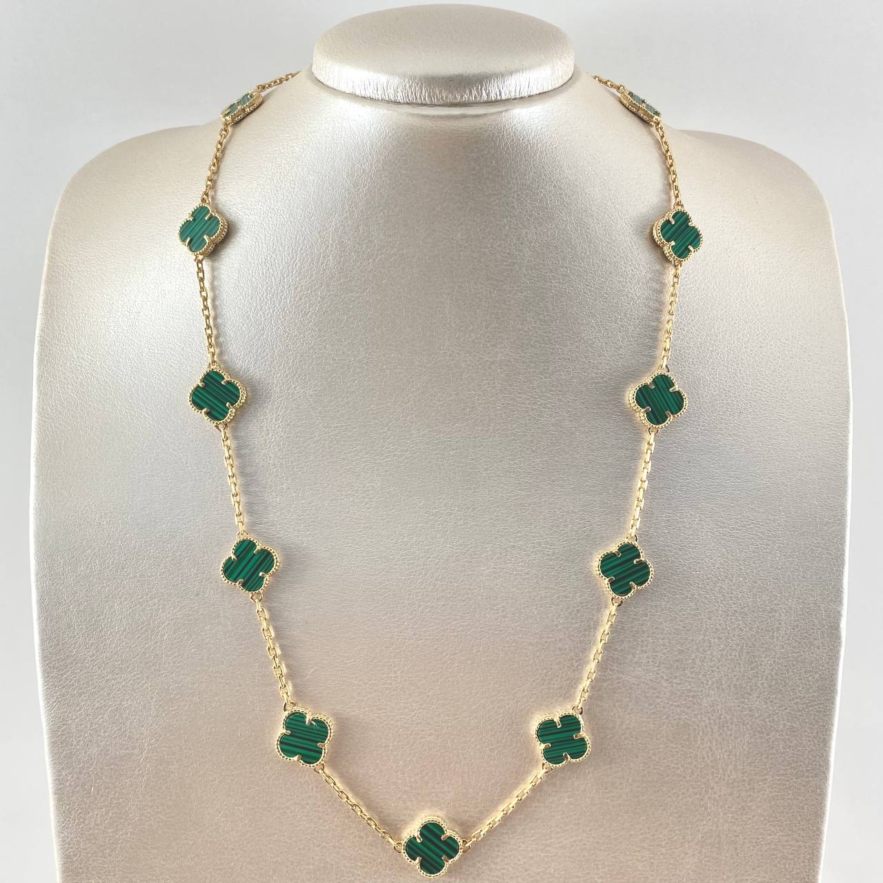 Cadena Aro Seguido Trebol 25gr / 50cm / Nac.Esp. Oro 18K ©