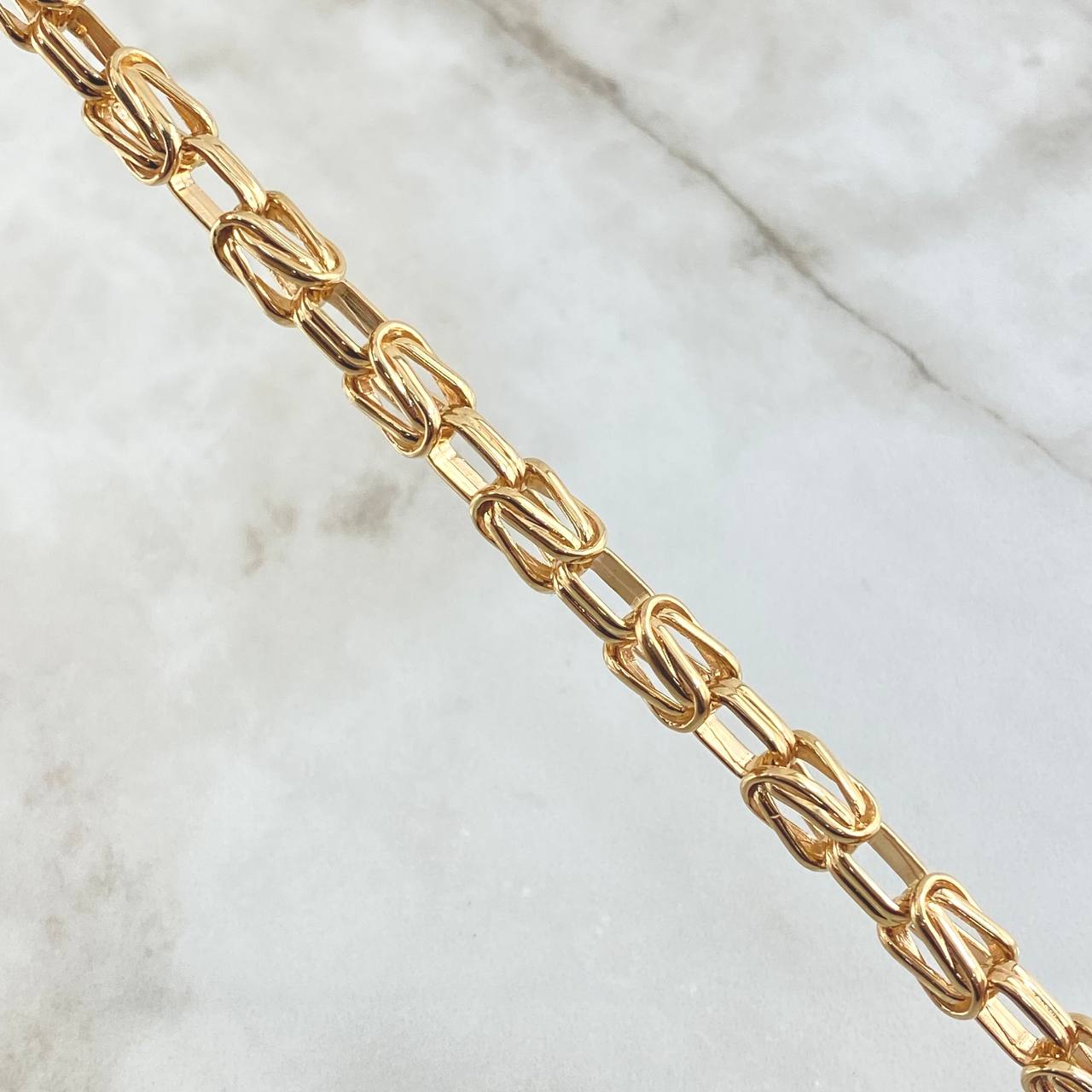 Cadena Peruana 92.9gr / 60cm / 7mm Oro Amarillo 18K ©