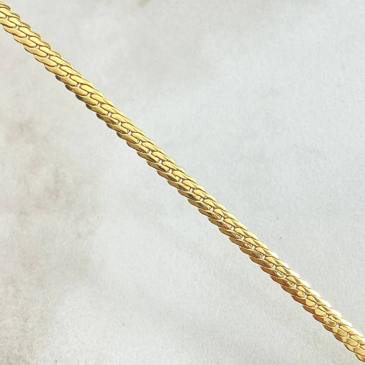 Pulso Serpiente 2.5gr / 19cm / 2.8mm Oro Amarillo +3 18K