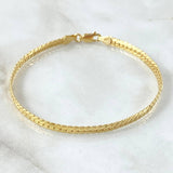 Pulso Serpiente 9.65gr / 20cm / 5.6mm Oro Amarillo +3 18K