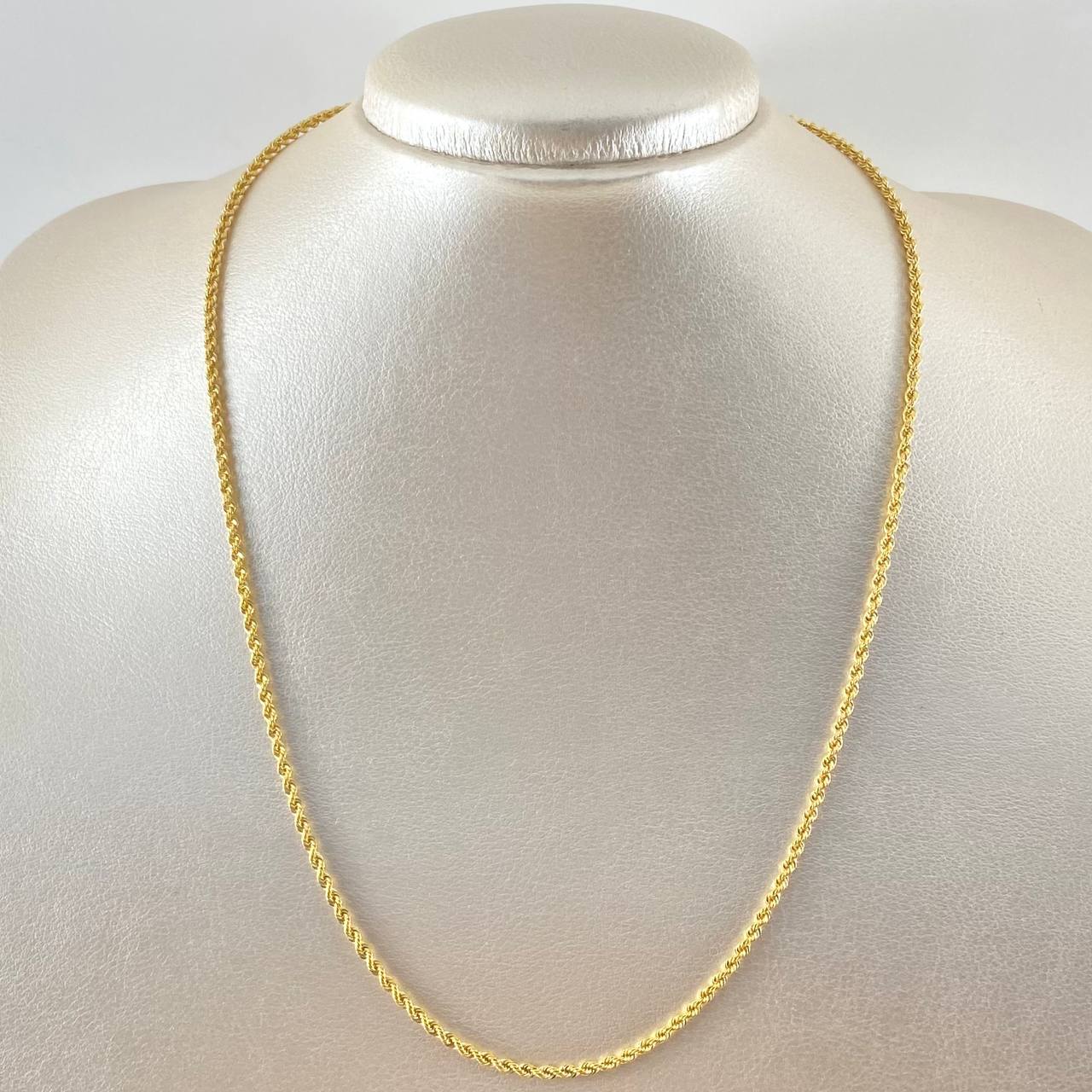 Rope Chain 2.85gr / 50cm / +3 18K Gold