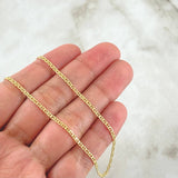 Cadena Plana 2.75gr / 50cm / 1.9mm Oro Amarillo +3 18K ©