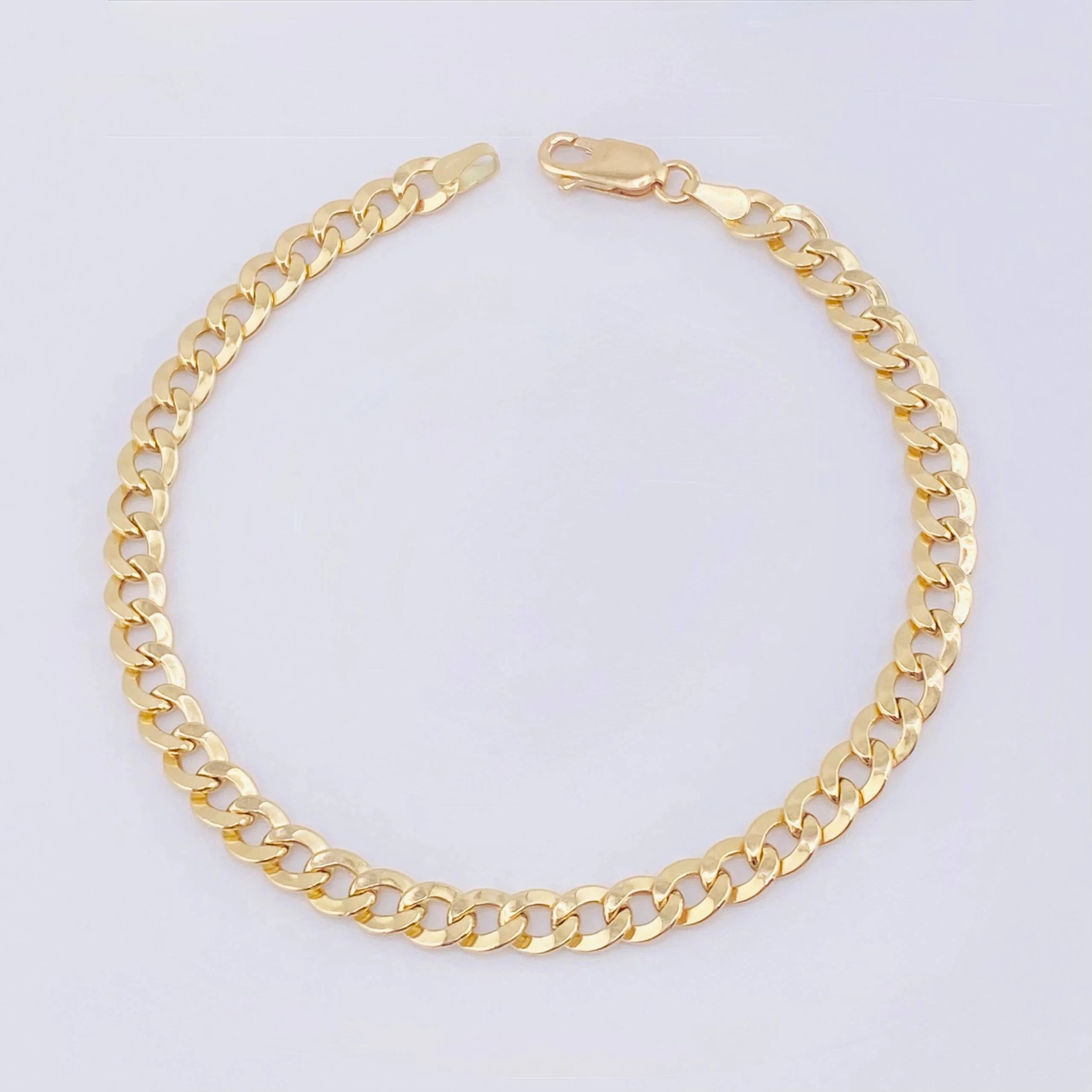 Cuban Links Bracelet 4.15 g / 7 3/4 in / 4 mm 18K Yellow Gold