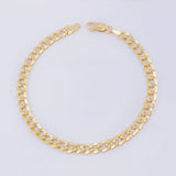 Pulso Cubano 3.95gr / 7 3/4 in / 5.2mm Oro Amarillo +1 18K ©