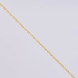 Set Cadena Aro Seguido + Dije Corazón / 0,9gr / 17 3/4 in Oro Amarillo 18K