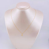 Set Cadena Aro Seguido + Dije Corazón / 0,95gr / 17 3/4 in Oro Amarillo 18K