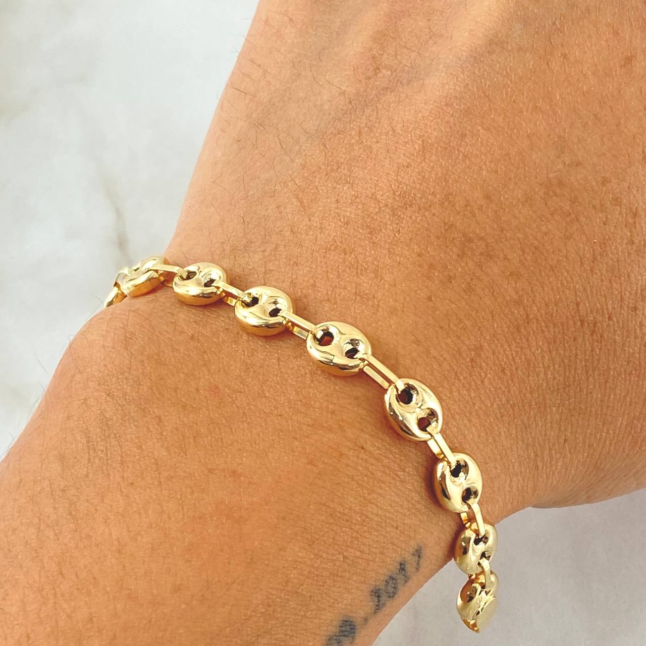 Bracelet GC 5.6gr / 21.5cm / 18K Gold ©