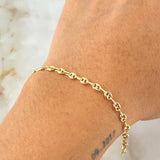 Bracelet GC 2.25gr / 18.5cm / 18K Gold ©