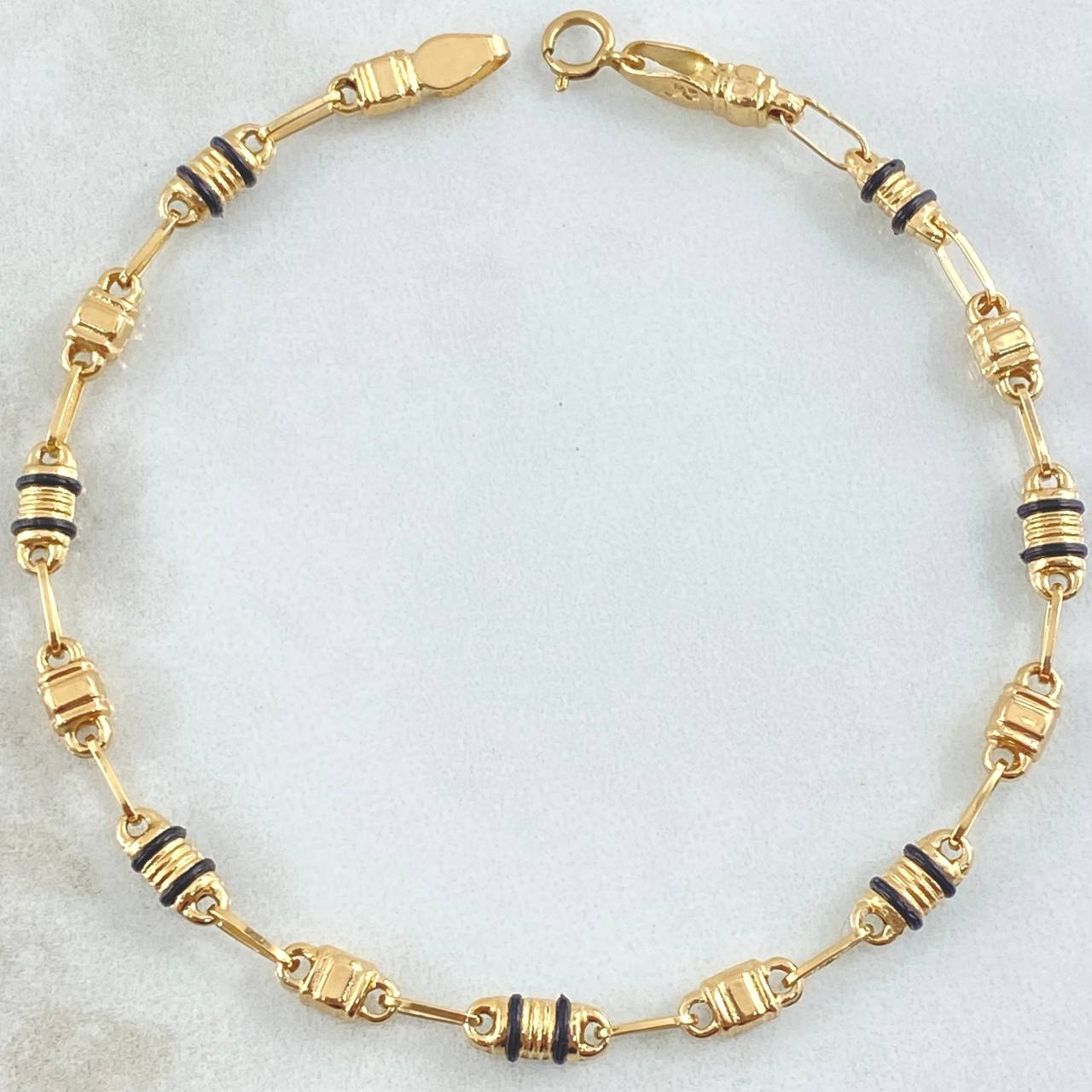 Rustic Cubic Bracelet 3.55gr / 20.4cm / 18K Gold ©