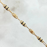 Rustic Cubic Bracelet 3.55gr / 20.4cm / 18K Gold ©