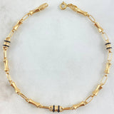 Rustic Bracelet 3x1 Hourglass 3.15gr / 20.8cm / 18K Gold ©