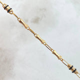 Rustic Bracelet 3x1 Hourglass 3.15gr / 20.8cm / 18K Gold ©