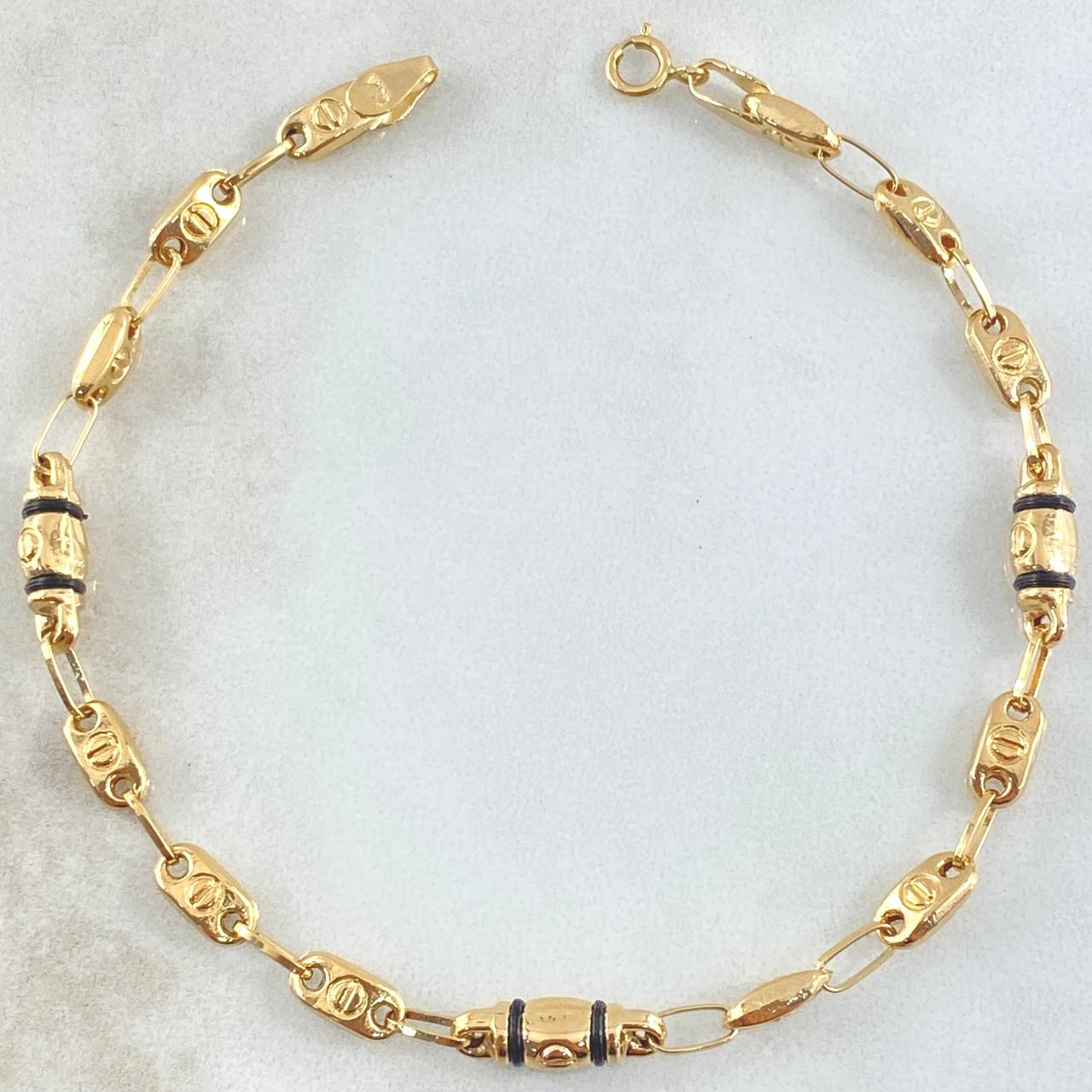 Rustic Bracelet 3x1 4gr / 20.9cm / 18K Gold ©