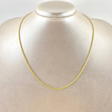 Cadena Serpiente 6.85gr / 17 3/4 in / 2mm Oro Amarillo +3 18K