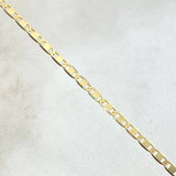 Cadena Plana 4.6gr / 60cm / +3 Oro 18K