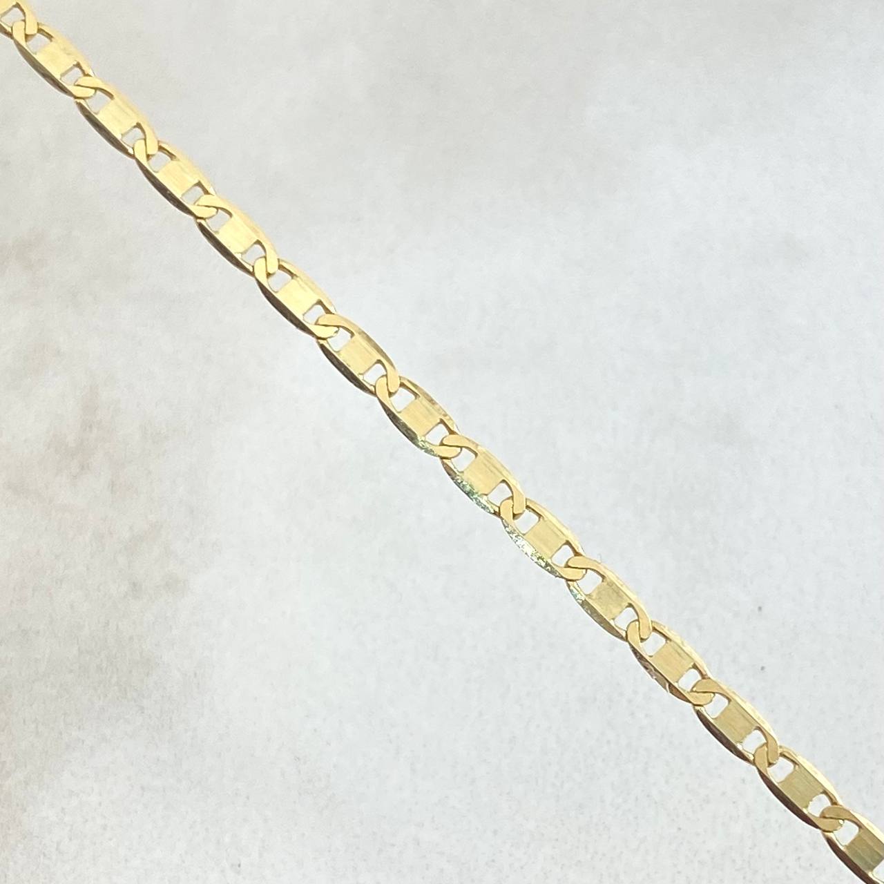 Cadena Plana 4.75gr / 60cm / +3 Oro 18K
