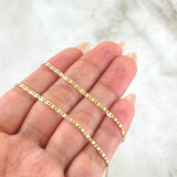 Cadena Plana 4.75gr / 60cm / +3 Oro 18K