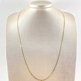 Cadena Plana 4.6gr / 60cm / +3 Oro 18K