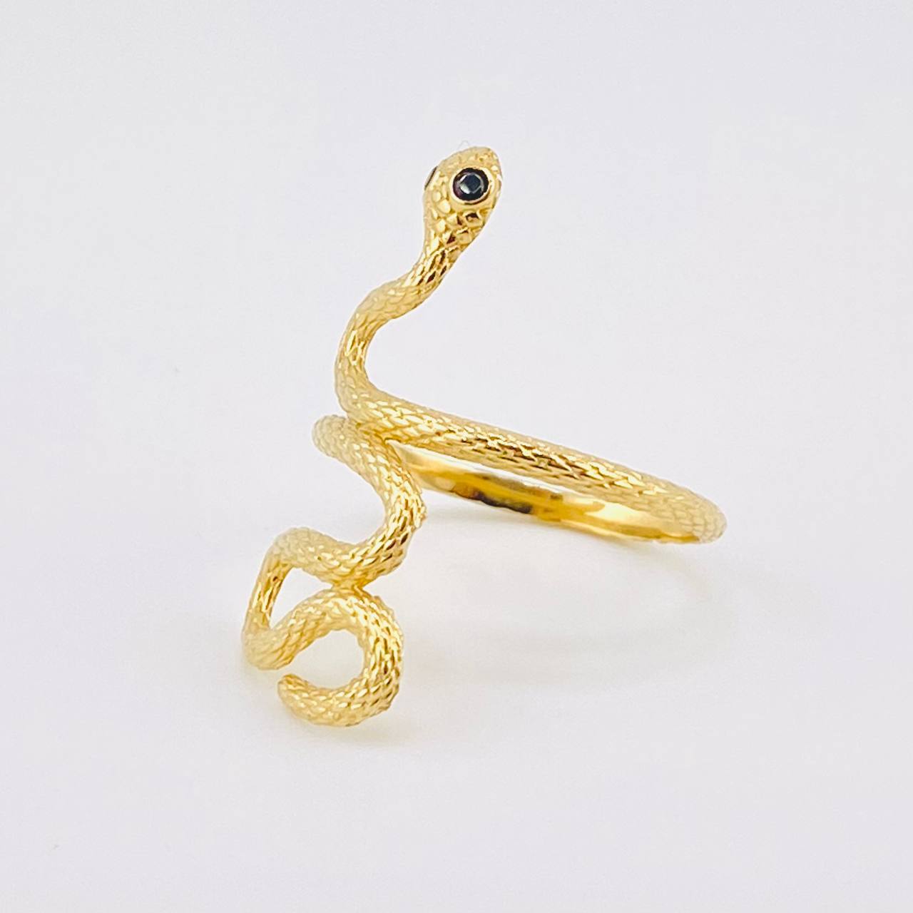 Serpent Ring 2.65gr / T6 3/4 / 18K Yellow Gold