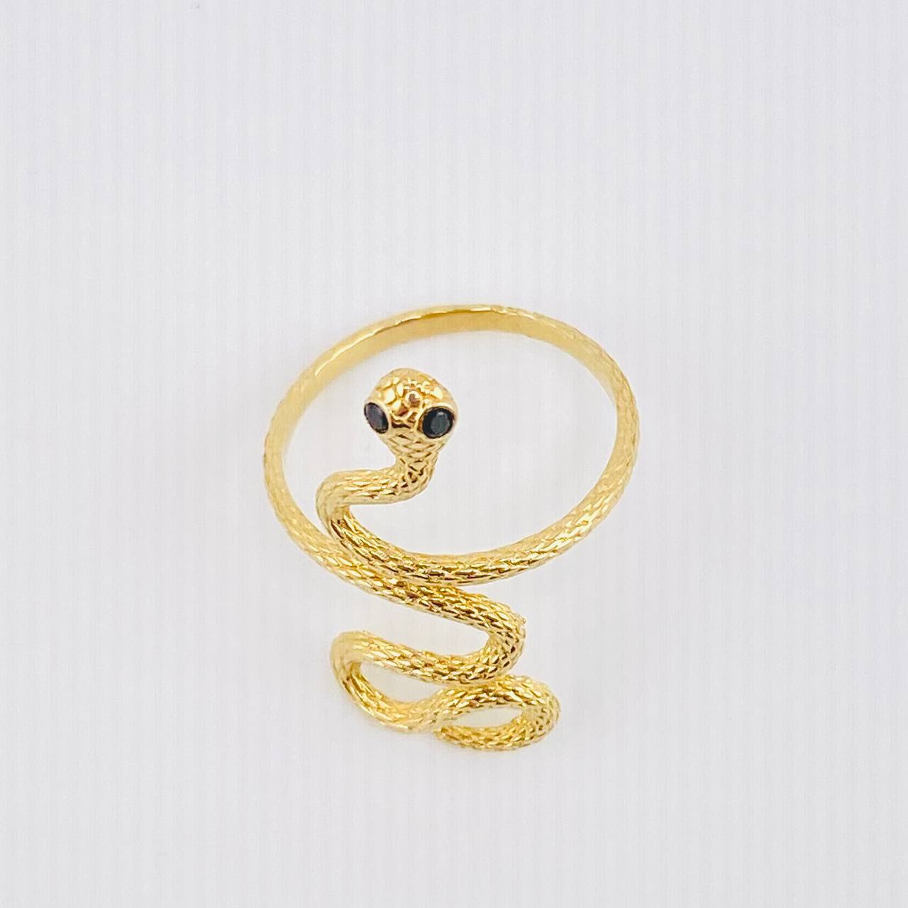 Serpent Ring 2.65gr / T6 3/4 / 18K Yellow Gold
