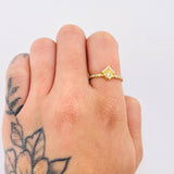 Anillo Rombo 1.7gr / T6 1/4 / Oro Amarillo 18K
