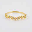 Dense Wave Curve Ring 1.3gr / T6 1/2 / 18K Yellow Gold
