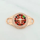 Herraje Ruleta 3.7 g / 1 in Oro Rosa 18K