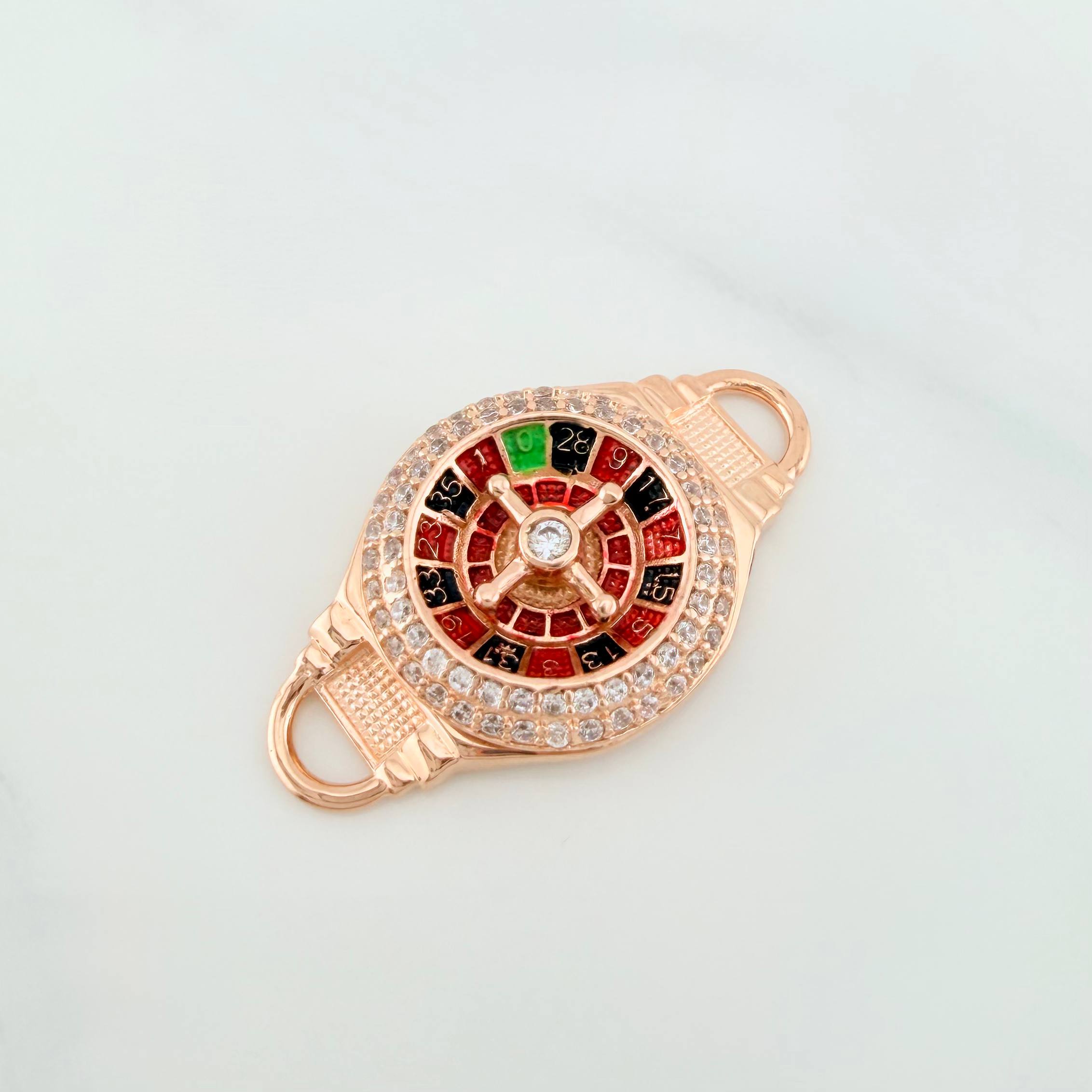 Herraje Ruleta 3.7 g / 1 in Oro Rosa 18K