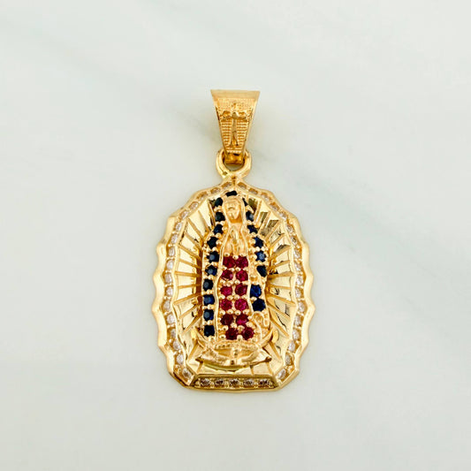 Dije Virgen Guadalupe 2.8 g / 1 1/4 in Oro Amarillo 18K