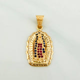Dije Virgen Guadalupe 2.8 g / 1 1/4 in Oro Amarillo 18K