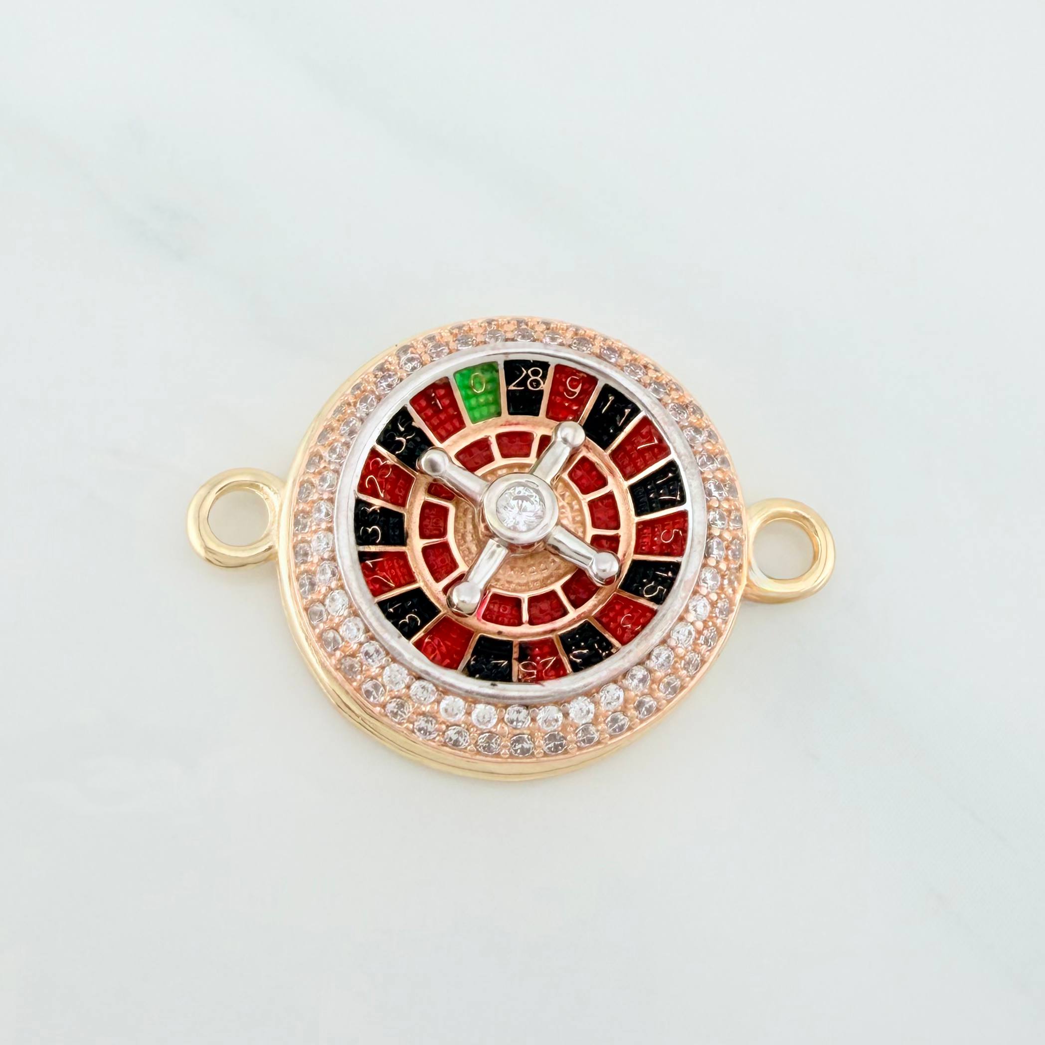Charm Roulette 5.55 g / 1 in Three Golds 18K