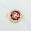 Charm Roulette 5.55 g / 1 in Three Golds 18K