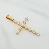 Pendant Cross 2.45 g / 1 1/2 in Yellow Gold 18K