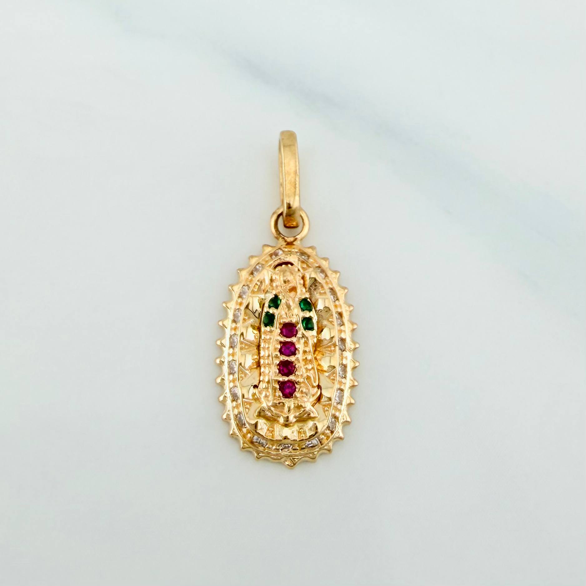 Pendant Virgin Guadalupe 1.5 g / 1 in Yellow Gold 18K